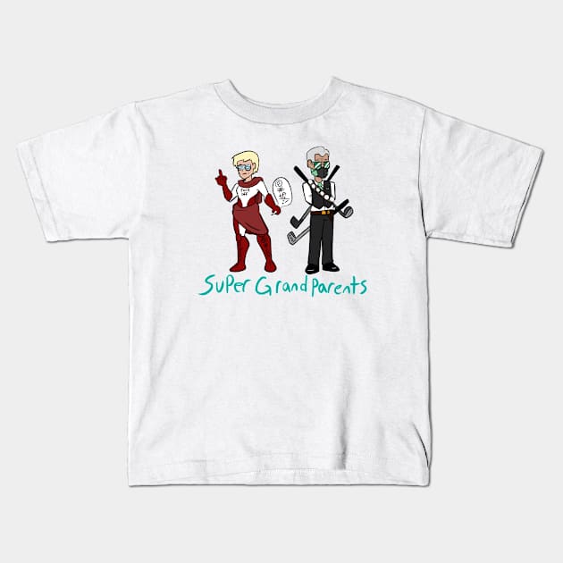 grandparents Kids T-Shirt by Noah Wilson designs.